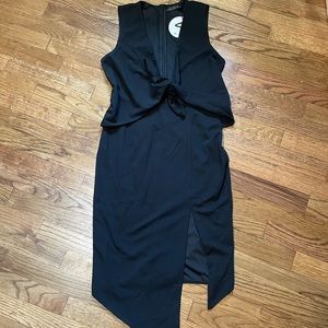 Black cutout dress